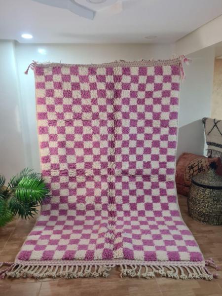 White Sifram Marokkaans handgemaakt tapijt